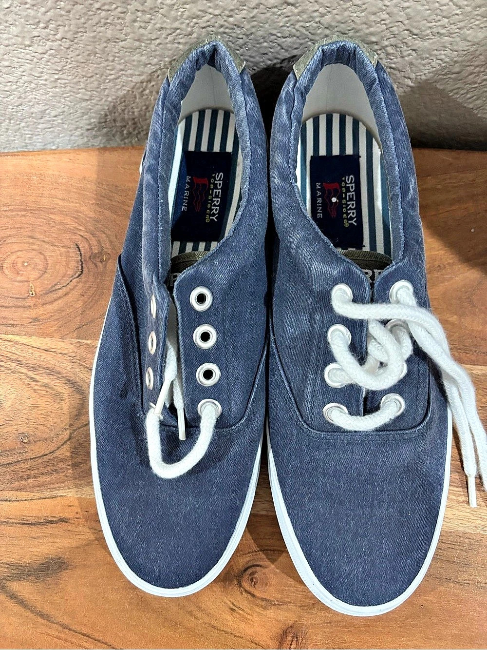 Sperry Striper II CVO Sneaker Denim Sneakers in Blue